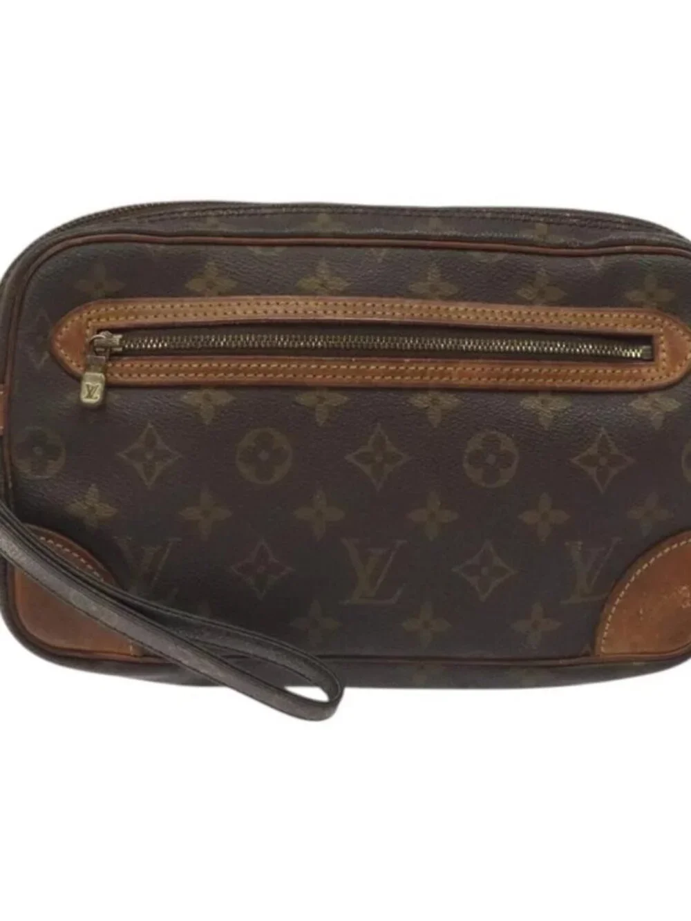 LOUIS VUITTON Monogram Marly Dragonne GM Clutch Bag M51825 LV Auth